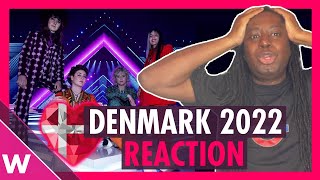 Reddi “The Show” Reaction  🇩🇰 Denmark Eurovision 2022 [upl. by Ykcim]