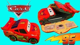 CARS Lightning McQueen Transforming Drift Race Track Takara Tomy Disney Pixar Cars 2 Toys [upl. by Barimah596]