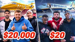 SIDEMEN 20000 VS 20 PLANE TICKET [upl. by Odraode]