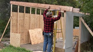 Building a Storage Shed  start to finish [upl. by Valaria855]