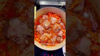 How to make oxtail ragu with homemade pasta pasta cookingvideo [upl. by Alwin]