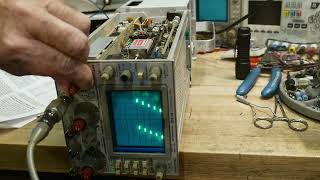 1774 Tektronix SC502 TM500 Oscilloscope Repair part 4 of 4 [upl. by Aehtrod]