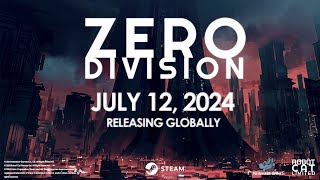 Zero Division  Steam PC  Release Date Announcement Trailer [upl. by Ennaxor]