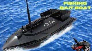 Flytec Electric Fishing Bait RC Boat 500M Remote Fish Finder 54kmh Double Motor  RTR Version [upl. by Ebberta616]