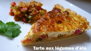 Tarte salée aux légumes d’été [upl. by Karlow410]