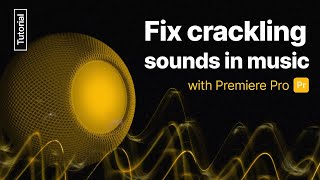 How to INSTANTLY Fix Crackling Audio  Premiere Pro Tutorials for Beginners 2021 [upl. by Nahc]