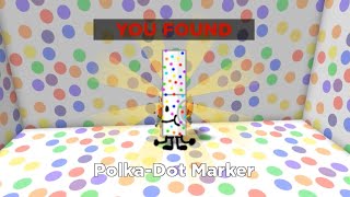 How to get POLKA DOT marker in FIND THE MARKERS Roblox  UPDATED 2024 [upl. by Haimarej]