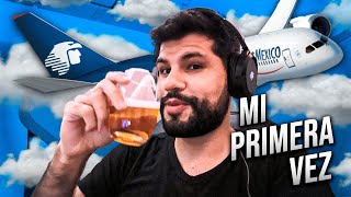 ¿Cómo es un vuelo en PRIMERA CLASE de AEROMÉXICO [upl. by Notrub]