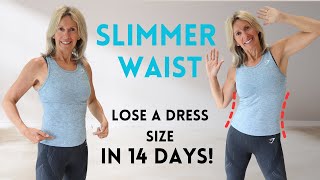 Do These Exercises for A Slimmer Waist In 14 Days  Home Workout No Equipment [upl. by Isola22]