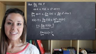 Limit of an inequality with squeeze theorem KristaKingMath [upl. by Meredithe349]