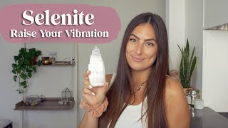 Selenite Crystal Meaning • Cleanse Your Aura [upl. by Kitarp]