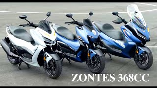 NEW ZONTES 2024 368 CC SCOOTERS IN ACTION 360 VIEW 368368D368E [upl. by Felicie971]