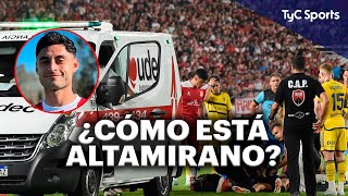 ¿QUÉ LE PASÓ A JAVIER ALTAMIRANO ⚽ LA SALUD DEL JUGADOR QUE SE DESCOMPENSÓ EN ESTUDIANTES vs BOCA [upl. by Ellertnom]