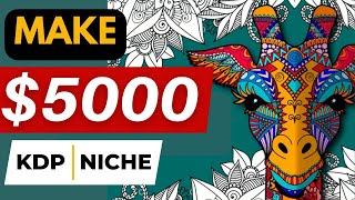 Profitable NICHE KDP  Best Mandala Coloring Book Niche on Amazon KDP 2023 [upl. by Harhay982]