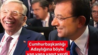 Ekrem İmamoğlu ve Mansur Yavaş Cumhurbaşkanlığı adaylığı sorusuna gülerek yanıt verdi [upl. by Penelope]