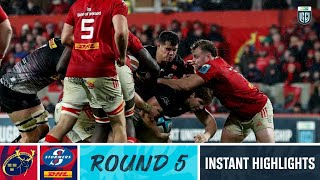 Munster v DHL Stormers  Instant Highlights  Round 5  URC 202324 [upl. by Cassi]