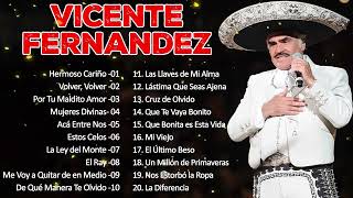 Vicente Fernandez 20 de sus mejores e inolvidables HITs Mix [upl. by Nicol154]