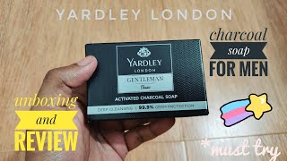 Yardley London activated charcoal soap for men review [upl. by Kerekes]