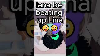 lina and lana got big beef roblox jesusisbest [upl. by Stanwood668]