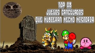 Top 08 Juegos Cancelados que Hubieran Hecho Historia [upl. by Ylrae]