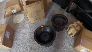 Unboxing and overview of Martin Logan MC6 and MC8 Atmos in Ceiling Speakers [upl. by Aihtnic]