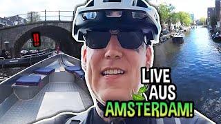 Fast UNFALL am Wasser 😱 XXL Tour durch AMSTERDAM 🇳🇱  MontanaBlack IRL [upl. by Gio]