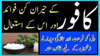 Benefits Of Camphor  kafoor ke fawaid ur us ke istemal By Hakeem Zia Shahid [upl. by Richelle]