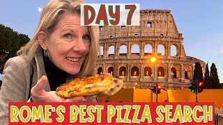 We May Have Found Romes Funnest Pizzeria On Our Search For Romes Best Pizza Trieste Pizza [upl. by Nolrev]