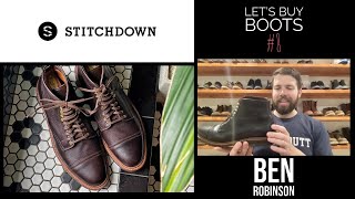 Lets Buy Boots  Ep 8 Ben from Stitchdown Arabica Lux and HORSEBUTT [upl. by Dyrrej]