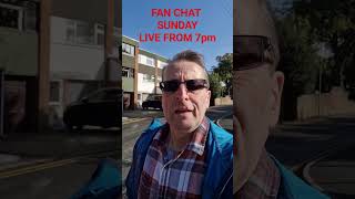 Fan chat on Sunday live from 7pm football walsallfc saddlers leaguetwo uts football [upl. by Oiramel598]