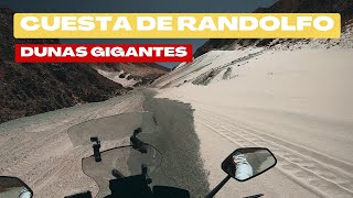 LA DESCONOCIDA CUESTA DE RANDOLFO  Una DUNA GIGANTE se come la ruta  Desvíos de la RUTA 40 [upl. by Chon]