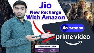 Jio New Recharge Plan With Prime Video Subscription  Jio Prime Video Subscription Plan Details  5G [upl. by Harragan]