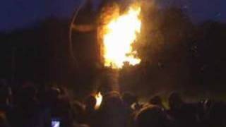 Wicker Man Burning Beltane At Butser Ancient Farm [upl. by Gerstein8]