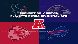 Pronostico y Previa Playoffs Ronda Divisional AFC NFL 2024 [upl. by Dustan47]