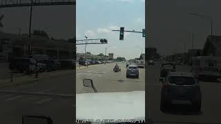 Trike Zigzagging Wildly On 16th amp Cicero Ave dashcamvideos youtubeshorts cicero [upl. by Laurinda]