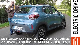 2024 Dacia Spring 65 Extreme im 1000 Kilometer Test Wie sparsam kann man fahren Kritikpunkte [upl. by Diba]