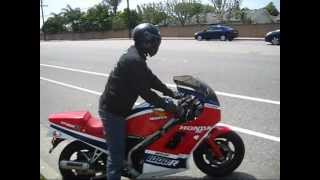 1985 Honda VF1000R Yoshimura high speed passes [upl. by Llerrad]