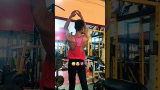 motivation gym video viralvideos gymlover back funny vlog fitnessmodel attitude exercise [upl. by Ocker]