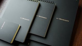 Maruman Mnemosyne Notebook Overview [upl. by Airotkciv826]