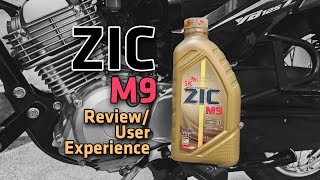 ZIC M9 10W40 Engine Oil  Users ReviewExperience  KK VIDZ [upl. by Limemann18]