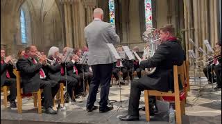 Highland Cathedral on Bagpipes accompanied by brass band [upl. by Annel720]