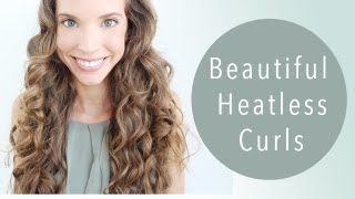 HOW TO HEATLESS CURLS With flexi rods [upl. by Romalda]