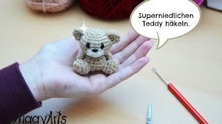 NiggyArts  Häkelanleitung für superniedlichen Teddy für etwas geübtere Häklerinnen [upl. by Tnattirb118]