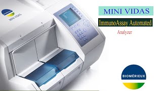 Mini VidasImmunoassay Analyzer Hormone machine BiomerieuxFrance details [upl. by Anihsit567]