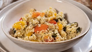 COUS COUS ALLE VERDURE colorato e gustoso [upl. by Cadmarr229]