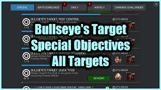 Bullseyes Targets Special Objectives Week 1 All Targets  MCOC [upl. by Grosz]