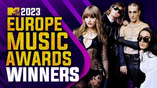 MTV EMA 2023 WINNERS  MTV Europe Music Awards [upl. by Eugenie]