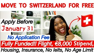 Get Paid To Move To SwitzerlandFully Funded Program For Undergraduates And Graduate Students [upl. by Melentha393]