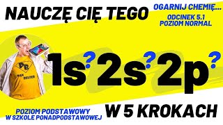 Jak napisać PODPOWŁOKOWĄ konfigurację elektronową w 5 krokach  chemia z Panem Belfrem N51 [upl. by Orlanta]