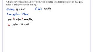 Converting between Pressure Units Chemistry [upl. by Mittel]